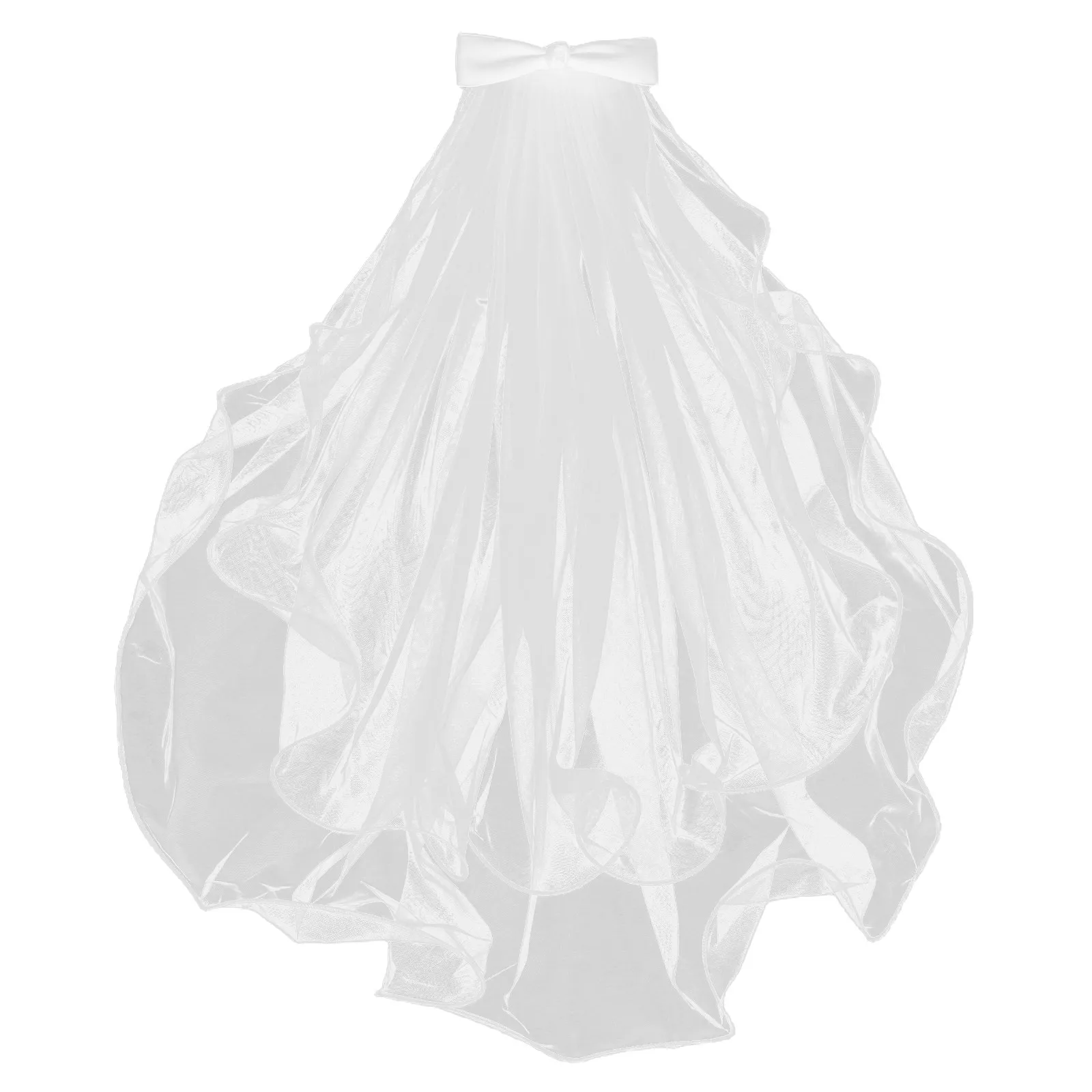 Short White Bridal Veil Bow Curled Edge Elegant Wedding Party Photography Accessories New Bride Hair Clip
Short White Bridal Veil Bow Curled Edge Elegant Wedding Party Photography Accessories New Bride Hair Clip