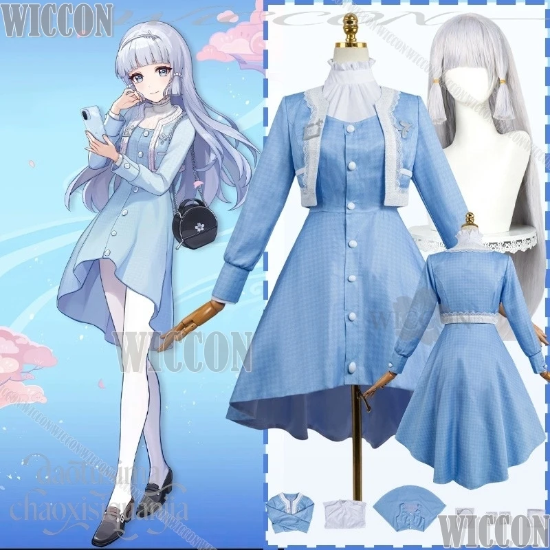 Костюм для косплея Камисато Аяки из игры Genshin Impact: синее элегантное платье в стиле сладкой Лолиты, парик для Рождества, Хэллоуина, Навидада, Карнавала
Костюм для косплея Камисато Аяки из игры Genshin Impact: синее элегантное платье в стиле сладкой Лолиты, парик для Рождества, Хэллоуина, Навидада, Карнавала