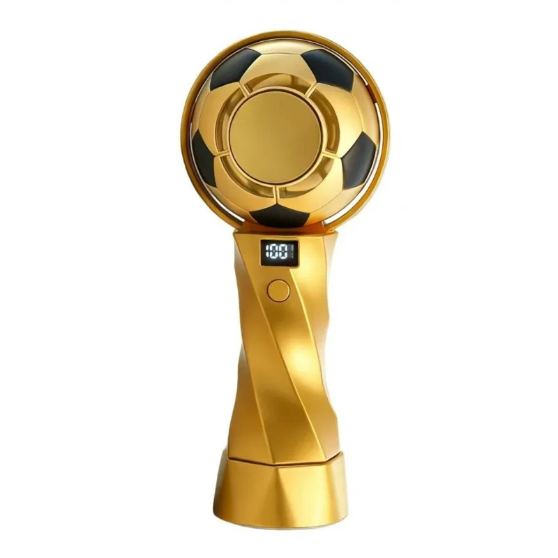 2026Football-themed handheld fan, cooling turbine, portable, small, neck-hanging, high-speed, cold compress, rechargeable fan
2026Football-themed handheld fan, cooling turbine, portable, small, neck-hanging, high-speed, cold compress, rechargeable fan