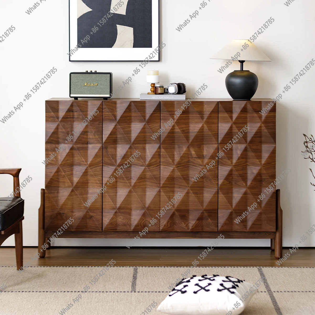 North American black walnut shoe cabinet, bedside cabinet, all solid wood storage cabinet, against the wall, porch, log dining e
North American black walnut shoe cabinet, bedside cabinet, all solid wood storage cabinet, against the wall, porch, log dining e