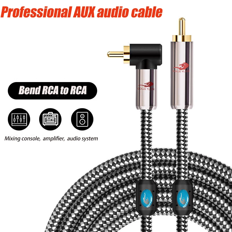 RCA Male to Male Digital Coaxial Audio Cable for Home Theater Hi-Fi Systems AV Vedio Receivers Subwoofer RCA Cords 0.75-30m
RCA Male to Male Digital Coaxial Audio Cable for Home Theater Hi-Fi Systems AV Vedio Receivers Subwoofer RCA Cords 0.75-30m