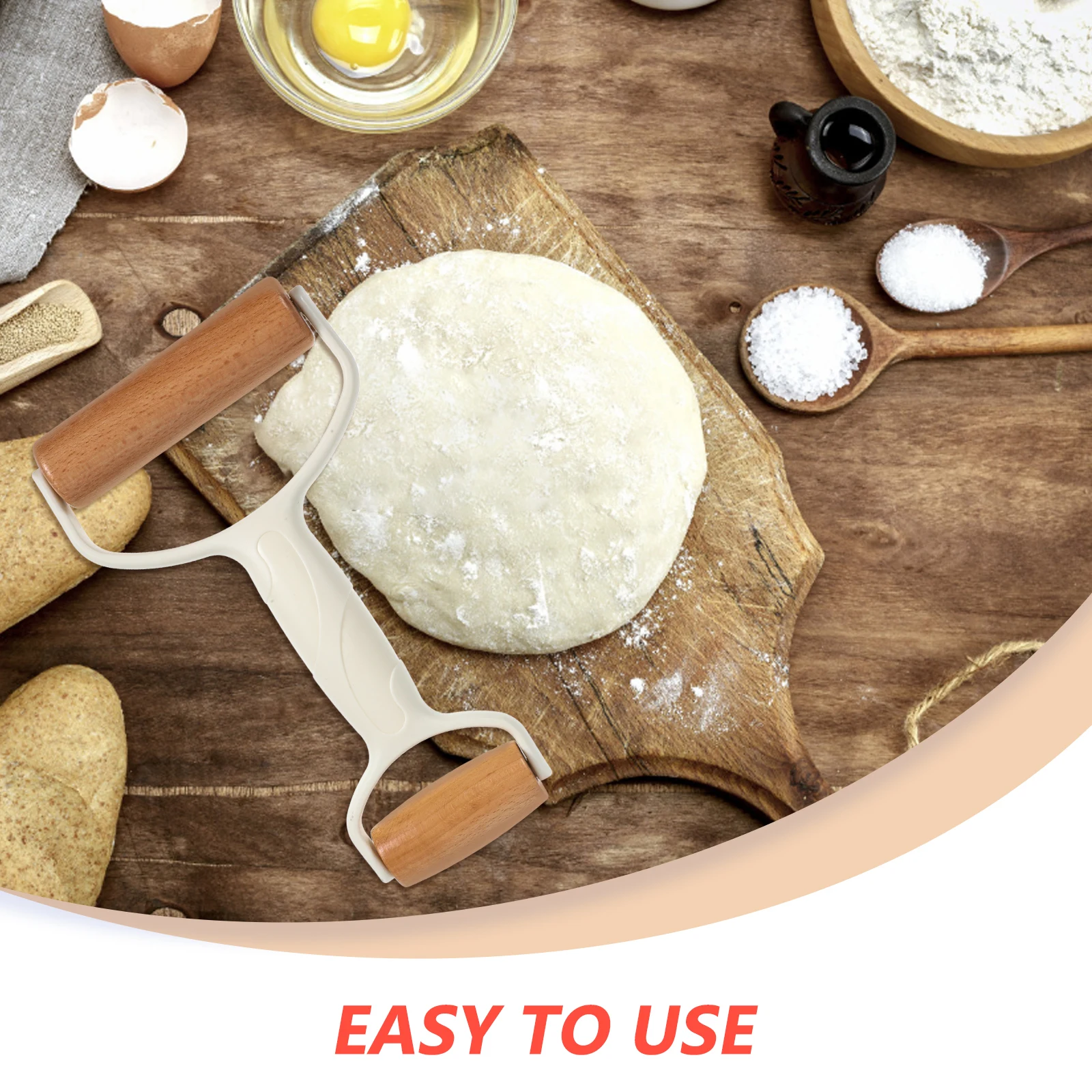 1pc Double Ended Rolling Pin Professional Pastry Dough Baking Pizza Roller Kitchen Tool Gadgets Practical Wood Plastic 
1pc Double Ended Rolling Pin Professional Pastry Dough Baking Pizza Roller Kitchen Tool Gadgets Practical Wood Plastic
