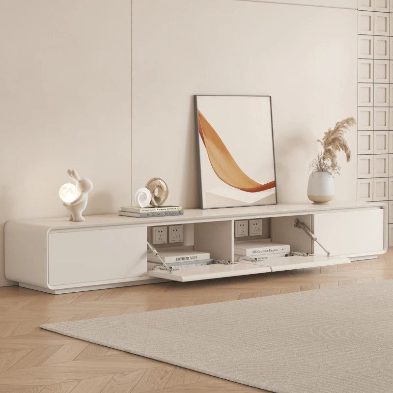TV cabinet white cream style modern small apartment living room Nordic floor
TV cabinet white cream style modern small apartment living room Nordic floor
