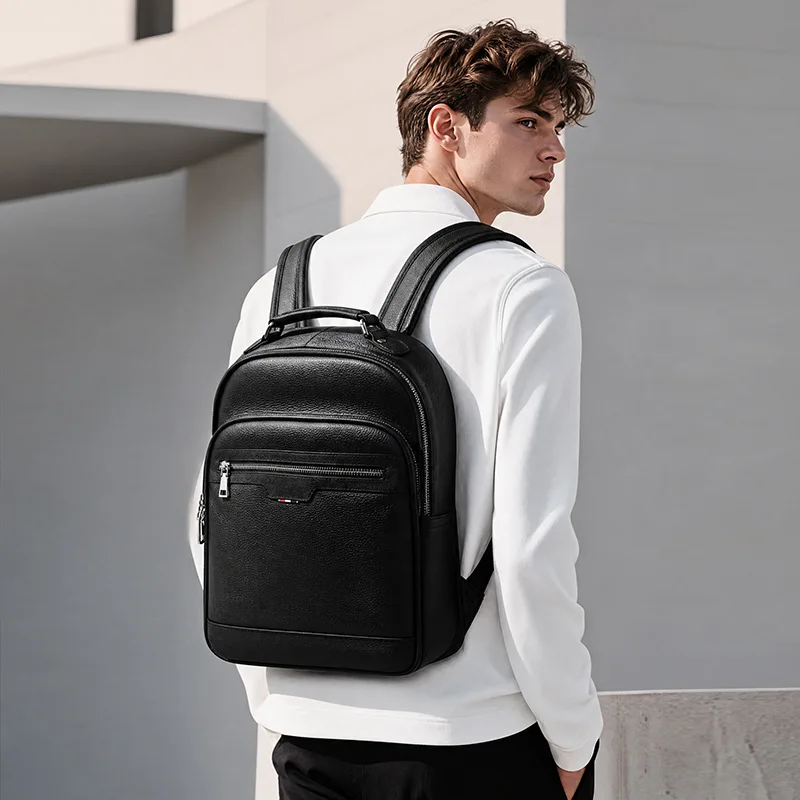 Men's Genuine Leather Backpack, Simple and Lightweight Travel Backapck, Business Men's Laptop Backpack,College Daily Daypacks
Men's Genuine Leather Backpack, Simple and Lightweight Travel Backapck, Business Men's Laptop Backpack,College Daily Daypacks