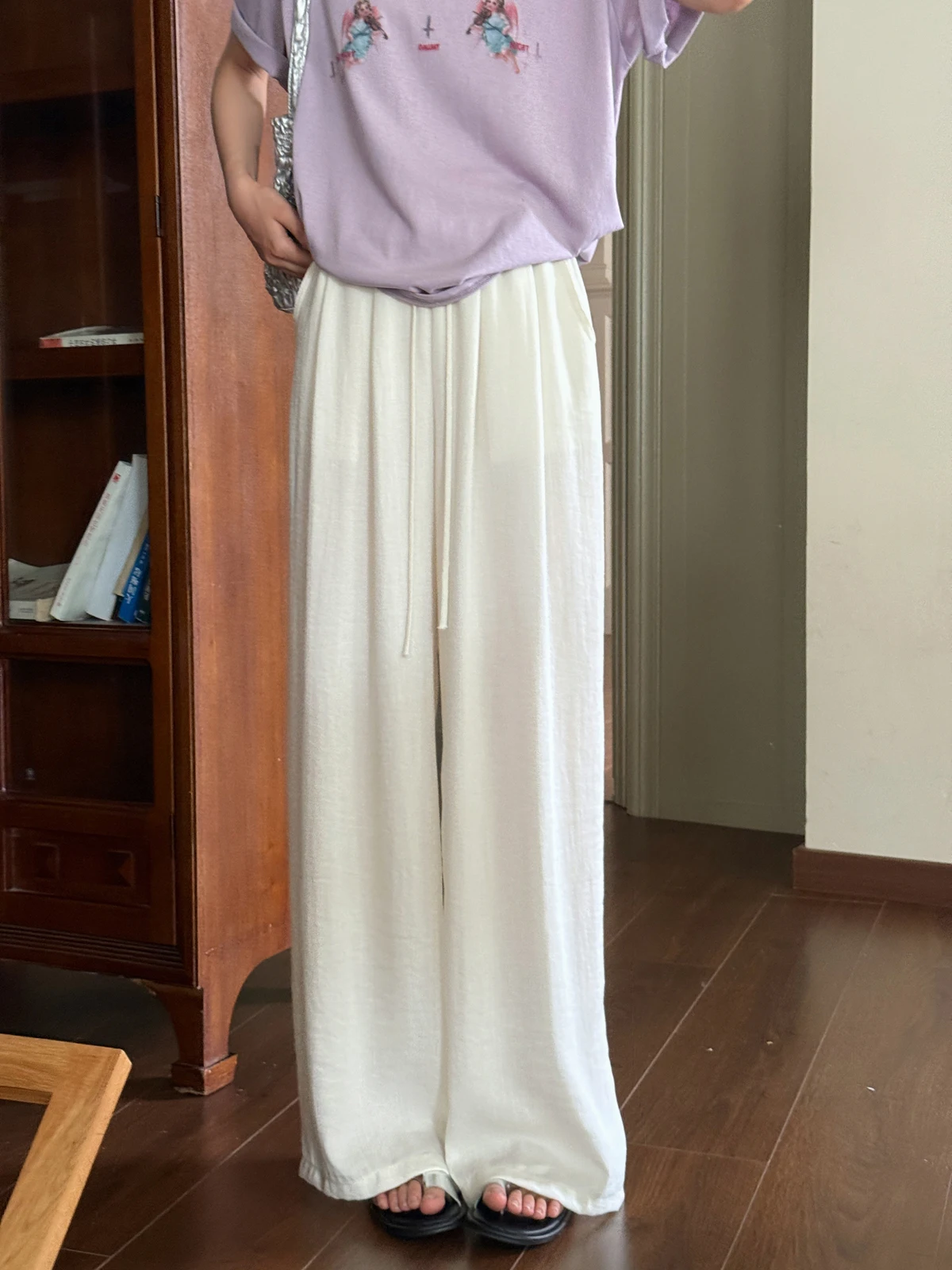 LILI EDIT High-End Linen Loose Comfortable Drapey Elastic Waist Casual Pants Women's Summer Wide Leg Pants Straight Cut
LILI EDIT High-End Linen Loose Comfortable Drapey Elastic Waist Casual Pants Women's Summer Wide Leg Pants Straight Cut