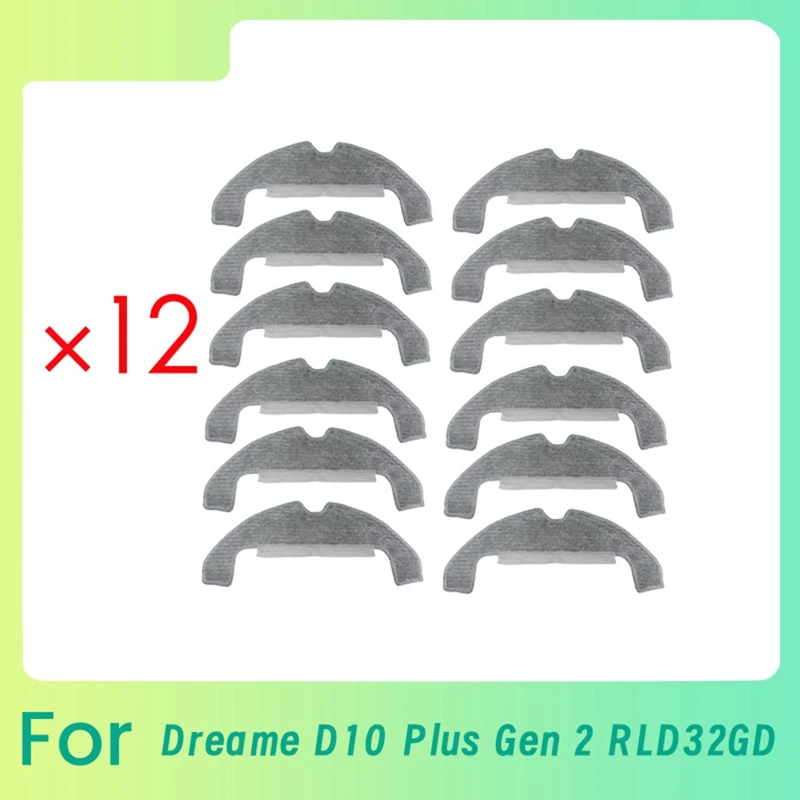 12 Pcs Cleaning Rag For Dreame D10 Plus Gen 2 RLD32GD Robot Vacuum Cleaner Parts Replacement
12 Pcs Cleaning Rag For Dreame D10 Plus Gen 2 RLD32GD Robot Vacuum Cleaner Parts Replacement