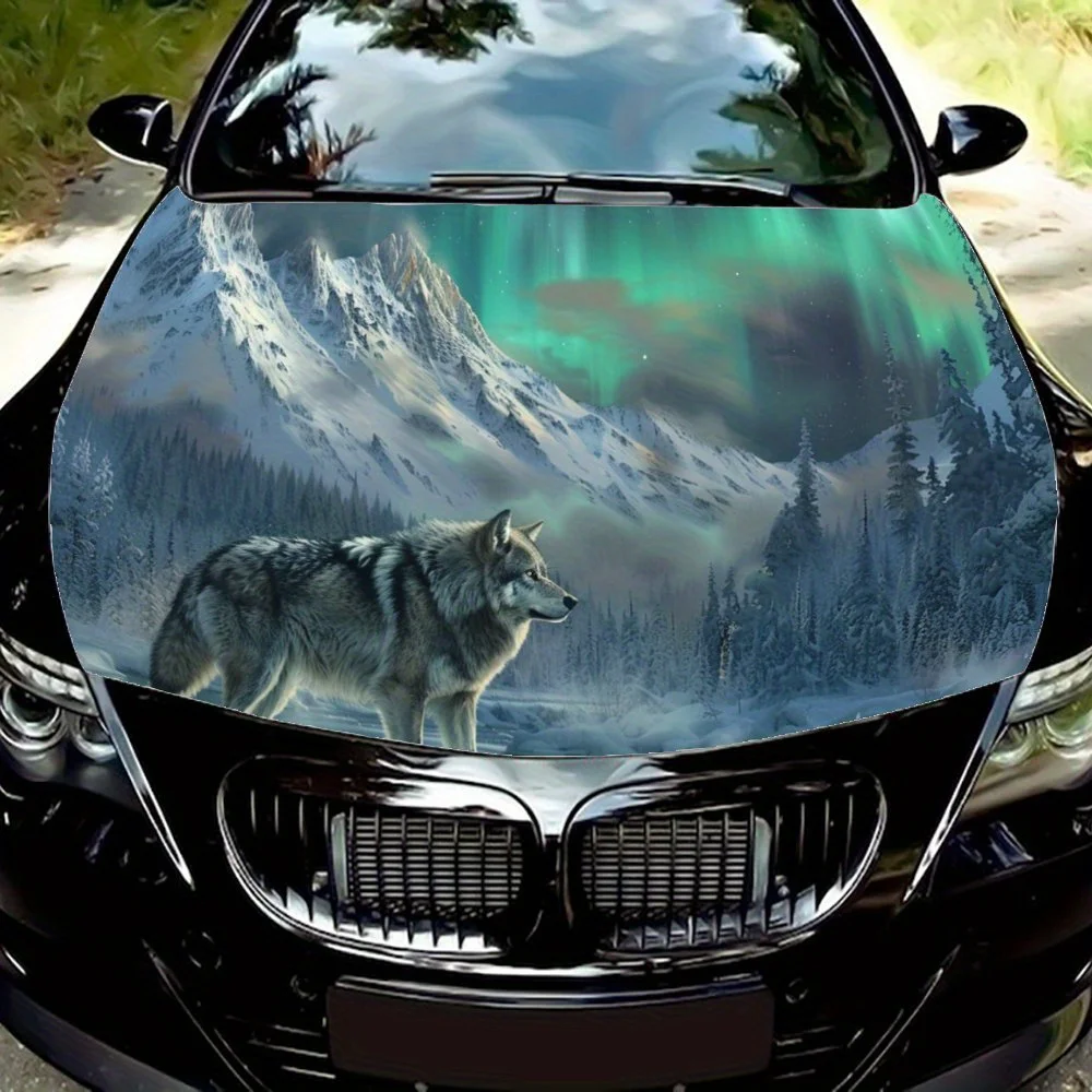Green Aurora Snow Mountain Grey Wolf Car Hood Wrap Color Vinyl Sticker Truck Graphic Bonnet Auto Accessories Decor Decal Gift
Green Aurora Snow Mountain Grey Wolf Car Hood Wrap Color Vinyl Sticker Truck Graphic Bonnet Auto Accessories Decor Decal Gift
