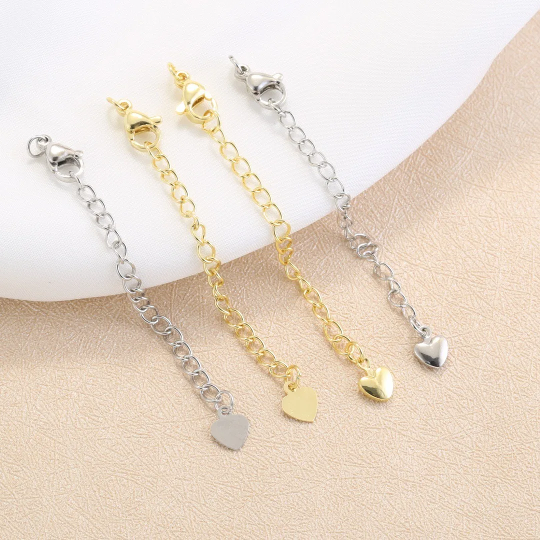 5/10pcs Brass Extension Extended Tail Chains with Lobster Clasps Connectors for DIY Jewelry Making Findings Bracelet Necklaces
5/10pcs Brass Extension Extended Tail Chains with Lobster Clasps Connectors for DIY Jewelry Making Findings Bracelet Necklaces