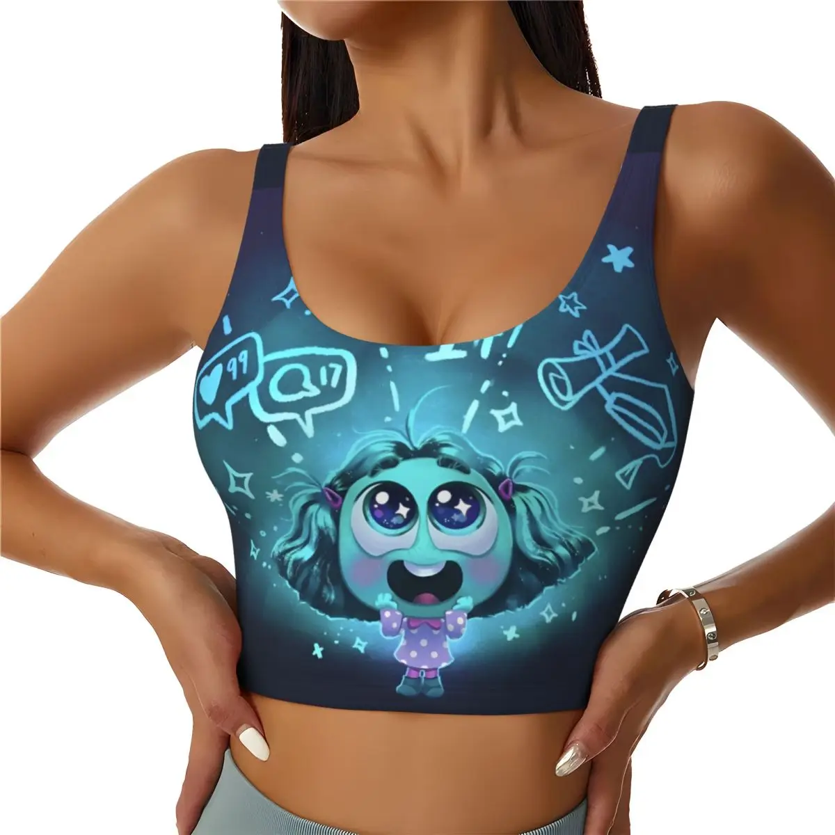 Custom High Impact Inside Out Anime Sports Bra Women's Cartoons Gym Workout Yoga Crop Top
Custom High Impact Inside Out Anime Sports Bra Women's Cartoons Gym Workout Yoga Crop Top