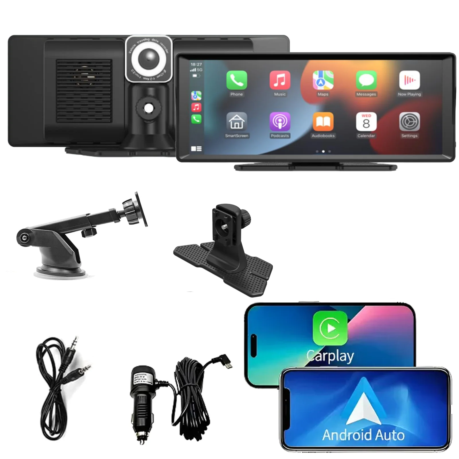 10.26 inch Car Radio Multimedia Video Player Wireless Carplay And Wireless Android Auto Portable Universal Touch Screen
10.26 inch Car Radio Multimedia Video Player Wireless Carplay And Wireless Android Auto Portable Universal Touch Screen