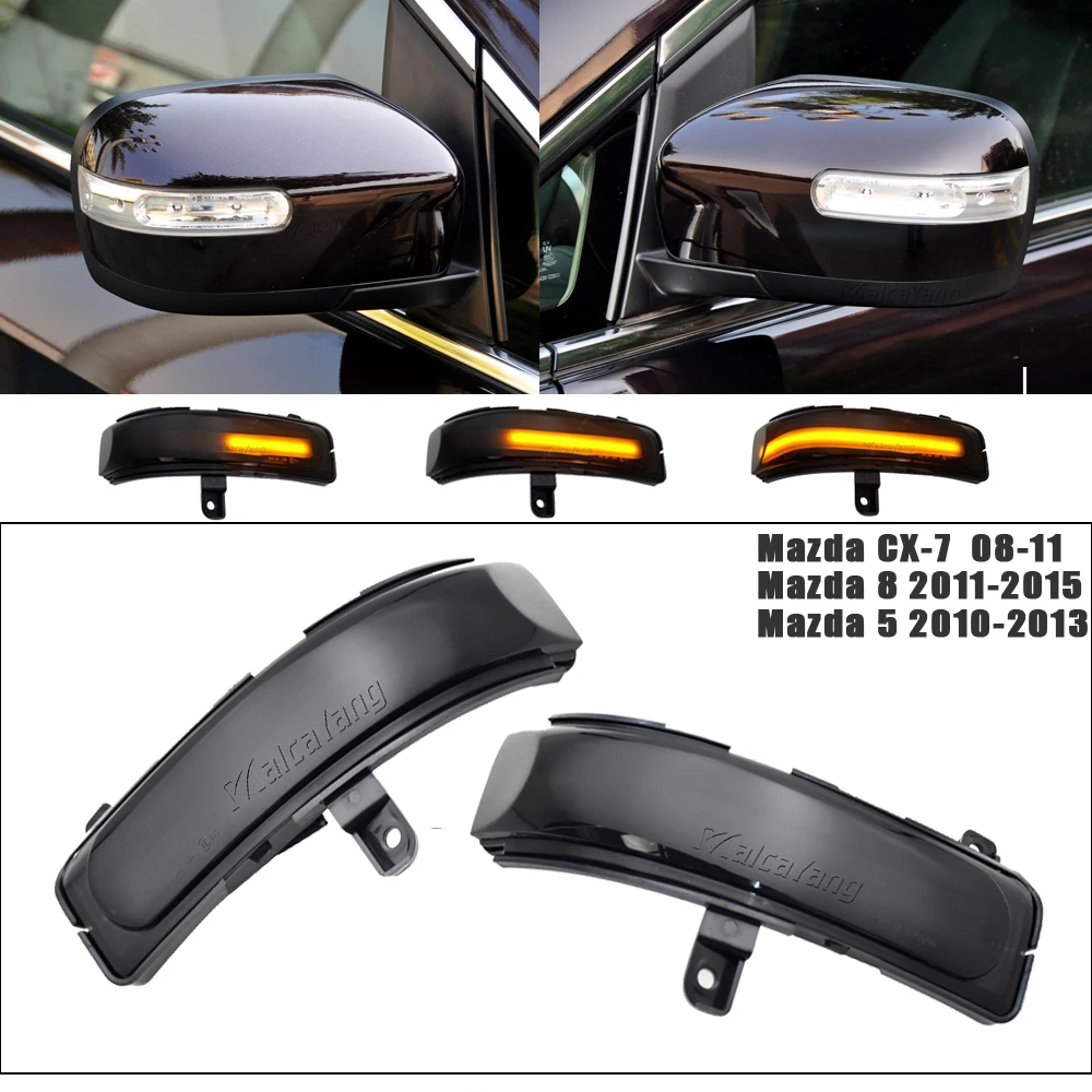 Rearview Mirror Flowing Lamp LED Dynamic Turn Signal Light For Mazda CX-7 CX7 2008-2014 For Mazda 8 MPV 2011-2015 Car Styling
Rearview Mirror Flowing Lamp LED Dynamic Turn Signal Light For Mazda CX-7 CX7 2008-2014 For Mazda 8 MPV 2011-2015 Car Styling