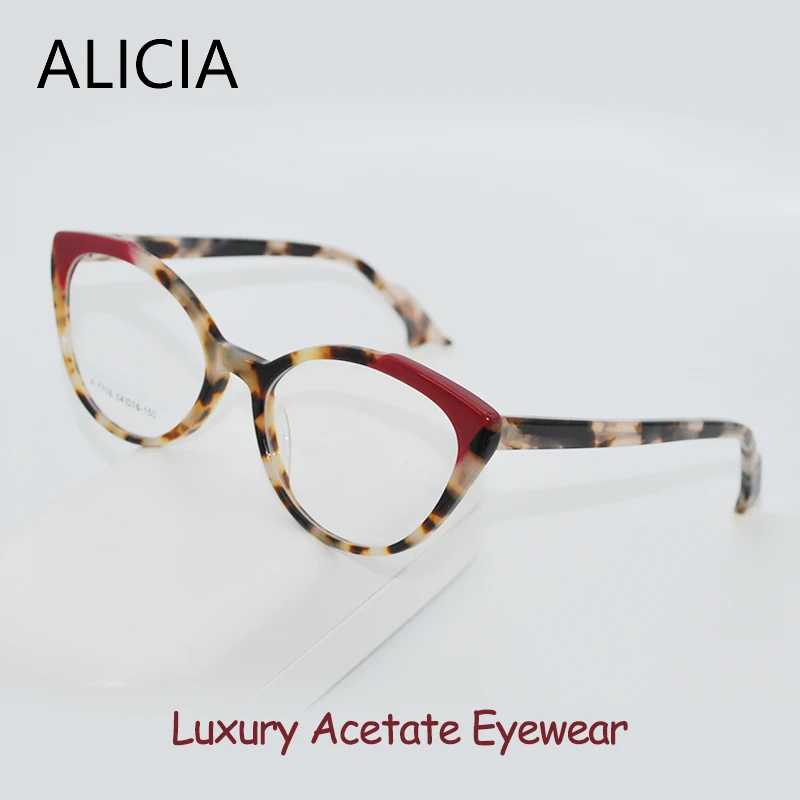 ALICIA Cat Eye Butterfly Fashion Retro Luxury Acetate Eyewear Cat Optical Prescription Glasses Women
ALICIA Cat Eye Butterfly Fashion Retro Luxury Acetate Eyewear Cat Optical Prescription Glasses Women