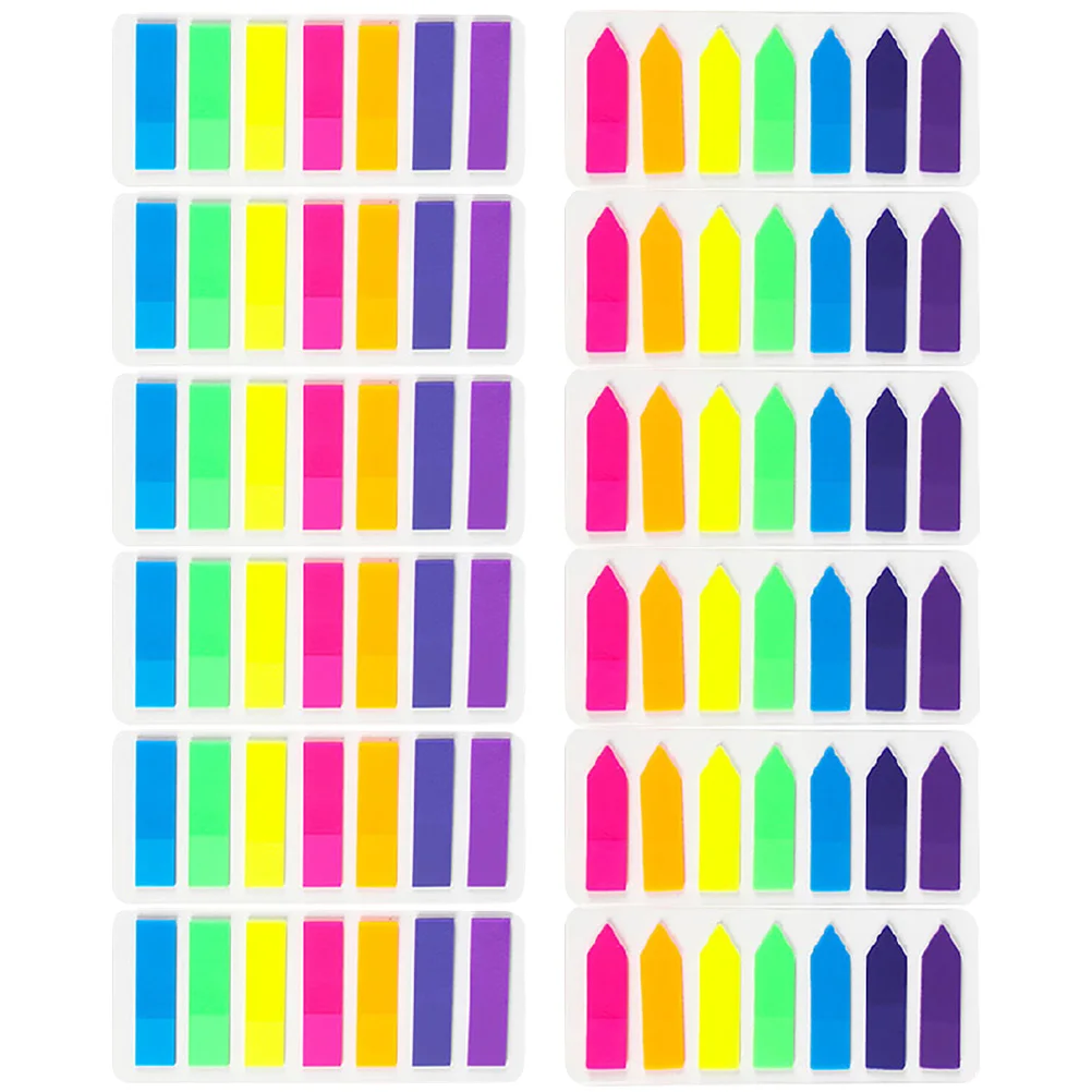 12 set Fluorescent Sticky Tabs Index Stickers Colored Adhesive Tape PET Material Bookmarks Page Markers Annotation Stationery
12 set Fluorescent Sticky Tabs Index Stickers Colored Adhesive Tape PET Material Bookmarks Page Markers Annotation Stationery