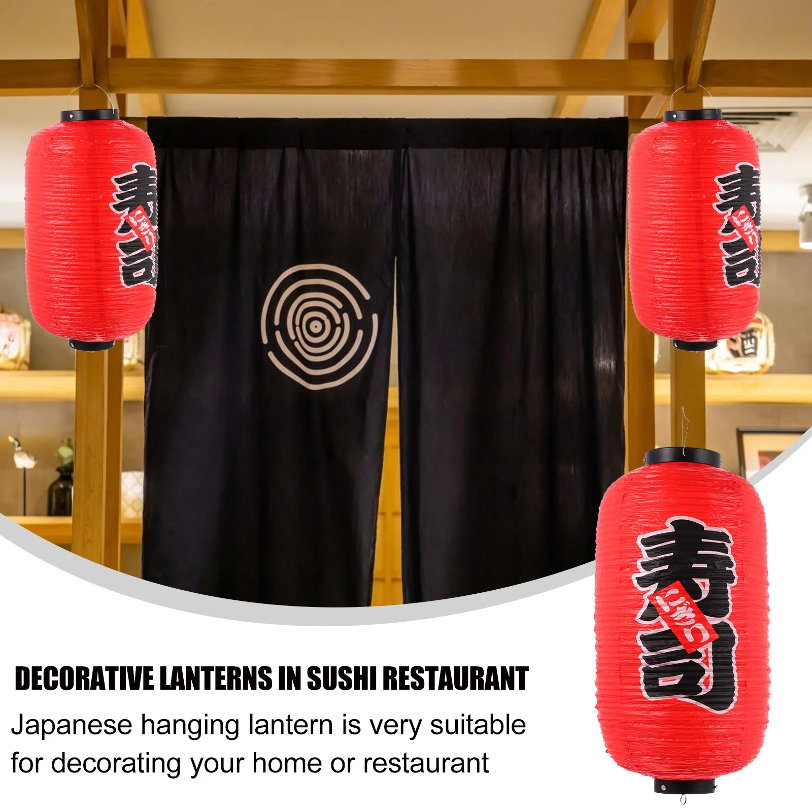 Waterproof PVC Japanese Lantern Red Decorative Pendant Light for Home Restaurant Festivals iental Style Exquisite Hanging
Waterproof PVC Japanese Lantern Red Decorative Pendant Light for Home Restaurant Festivals iental Style Exquisite Hanging