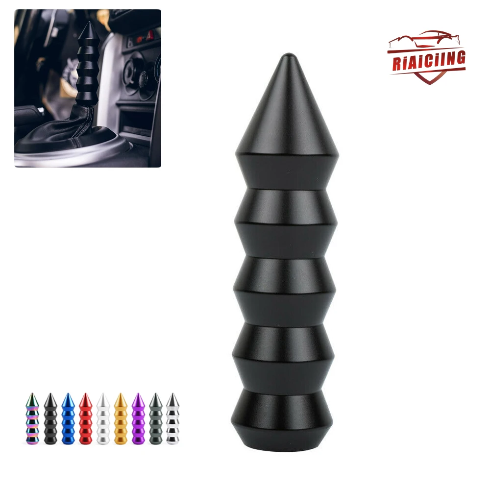 Universal Aluminum 145MM Bamboo Spike Style Gear Shift Knob Pointed End Manual Transmission Shifter Lever Knob Gear Burning Blue
Universal Aluminum 145MM Bamboo Spike Style Gear Shift Knob Pointed End Manual Transmission Shifter Lever Knob Gear Burning Blue