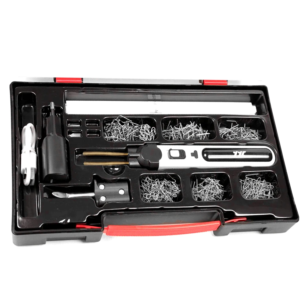 Portable Handheld Plastics Welding Machine Panel Crack Repairs Kit Thermal Cutting Hot Stapler Repairing Tool Set with LED Light
Portable Handheld Plastics Welding Machine Panel Crack Repairs Kit Thermal Cutting Hot Stapler Repairing Tool Set with LED Light