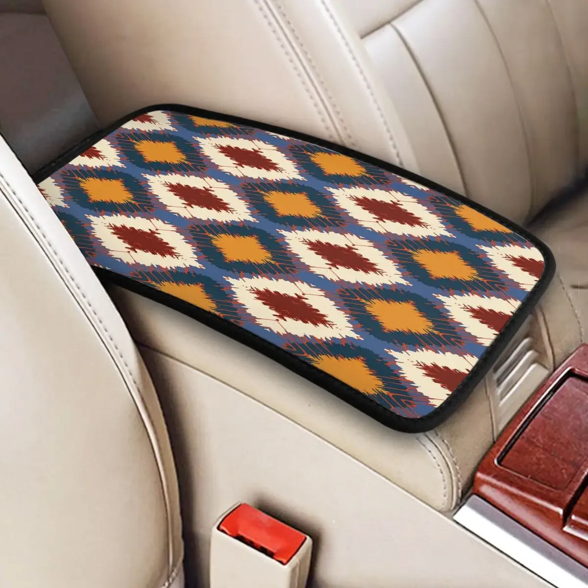 Leather Center Console Cover Pad Universal Bohemian Car Armrest Cover Mat Boho Vintage Automobiles Armrest Pad
Leather Center Console Cover Pad Universal Bohemian Car Armrest Cover Mat Boho Vintage Automobiles Armrest Pad