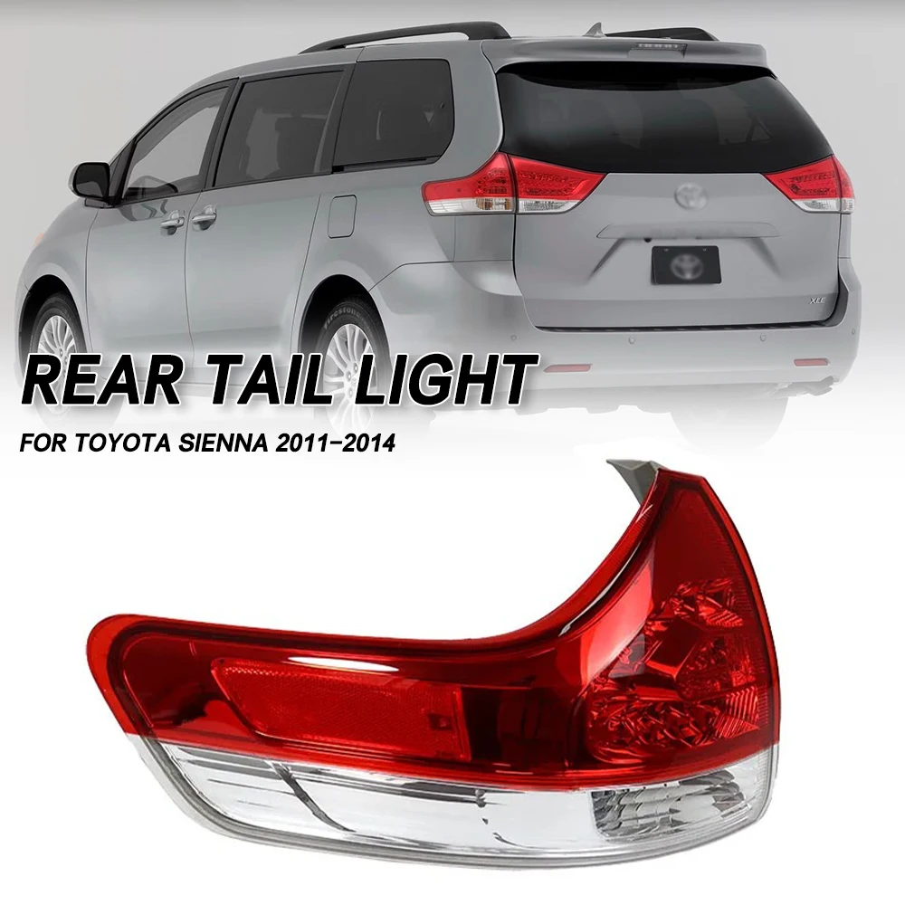 Левый/правый задний фонарь автомобиля, задний бампер, стоп-сигнал, сигнал поворота, предупреждение для Toyota Sienna 2011 2012 2013 2014
Левый/правый задний фонарь автомобиля, задний бампер, стоп-сигнал, сигнал поворота, предупреждение для Toyota Sienna 2011 2012 2013 2014