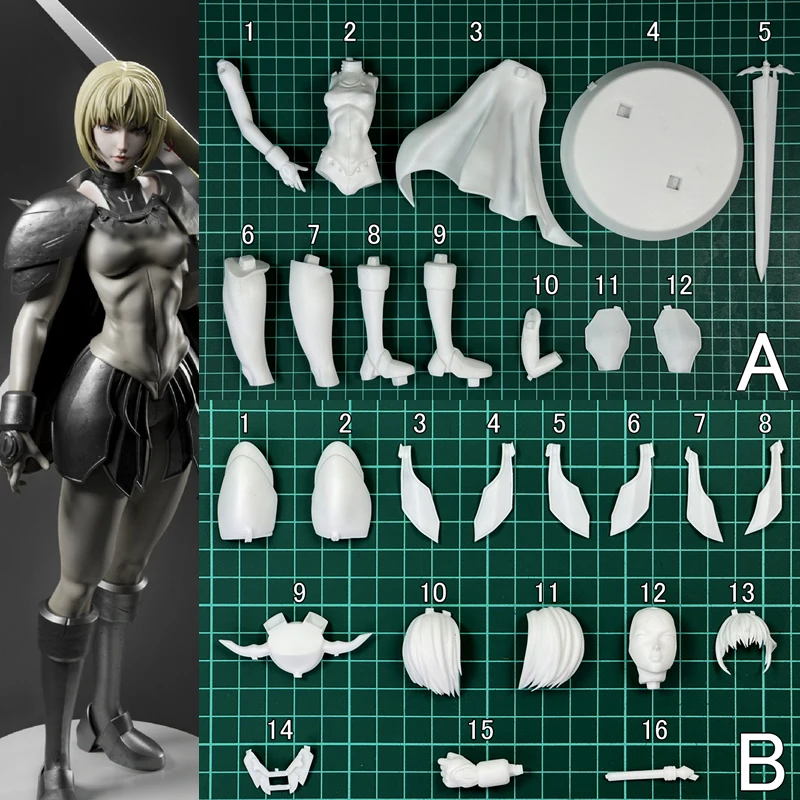 (In Stock) (W_5698) 24CM Comic Character Clare ClaymoreUnpainted Unassembled Realistic GK Figure White Resin Model Kit
(In Stock) (W_5698) 24CM Comic Character Clare ClaymoreUnpainted Unassembled Realistic GK Figure White Resin Model Kit