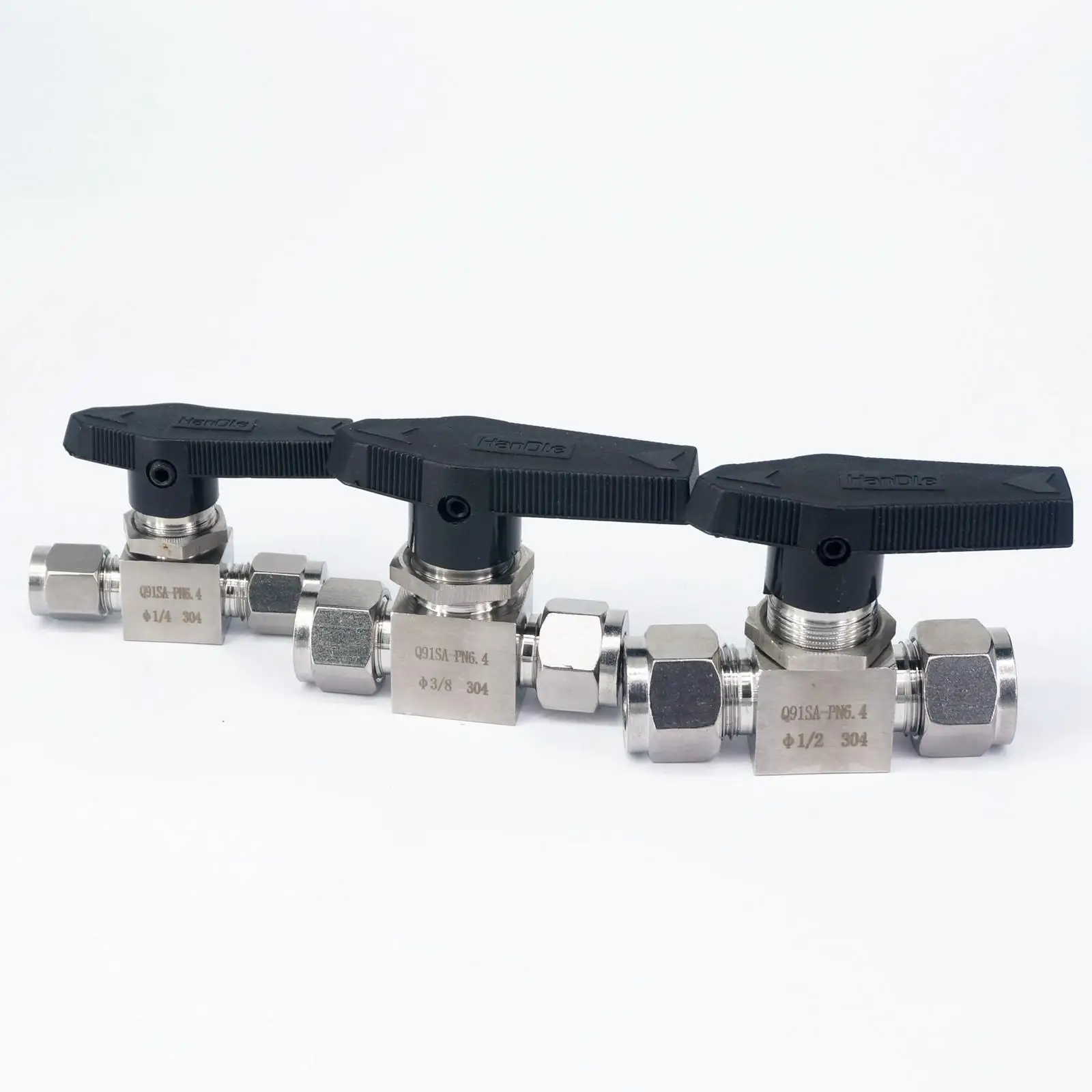 Fit Metal Pipe 3/4/6/8/10/12/14/16/18/20mm 1/8" 1/4" 3/8" 1/2" 304 Stainless Steel Compression Pipe Fitting Ball Valve PN 6.4
Fit Metal Pipe 3/4/6/8/10/12/14/16/18/20mm 1/8" 1/4" 3/8" 1/2" 304 Stainless Steel Compression Pipe Fitting Ball Valve PN 6.4