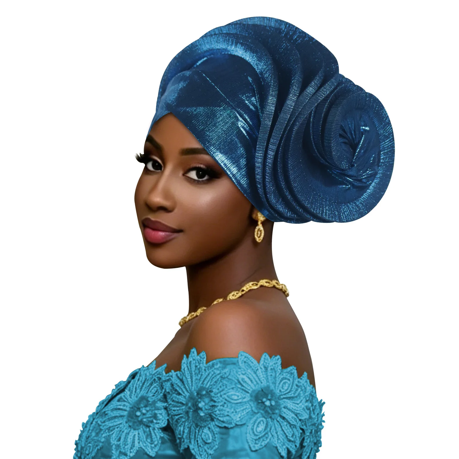 Shiny African Turban Cap Nigeria Wedding Auto Gele Headtie Party Headgear Headwear Hat Muslim Women Hijab Headscarf Head Wraps
Shiny African Turban Cap Nigeria Wedding Auto Gele Headtie Party Headgear Headwear Hat Muslim Women Hijab Headscarf Head Wraps