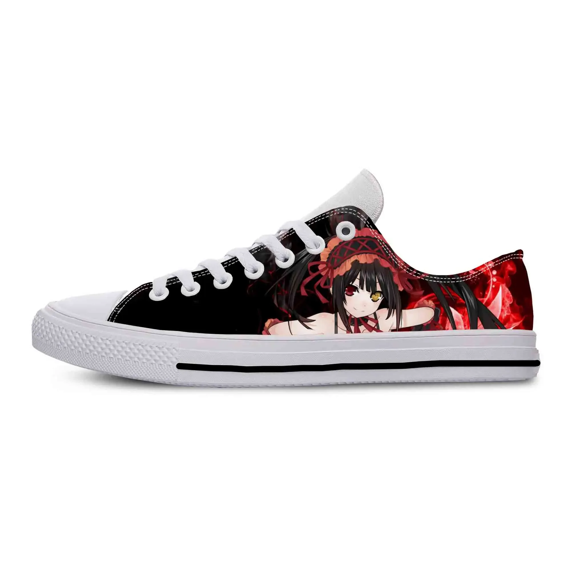 Аниме мультфильм манга Date A Live Tokisaki Kurumi, низкие дышащие повседневные туфли, легкие популярные туфли для досок, мужские и женские кроссовки
Аниме мультфильм манга Date A Live Tokisaki Kurumi, низкие дышащие повседневные туфли, легкие популярные туфли для досок, мужские и женские кроссовки