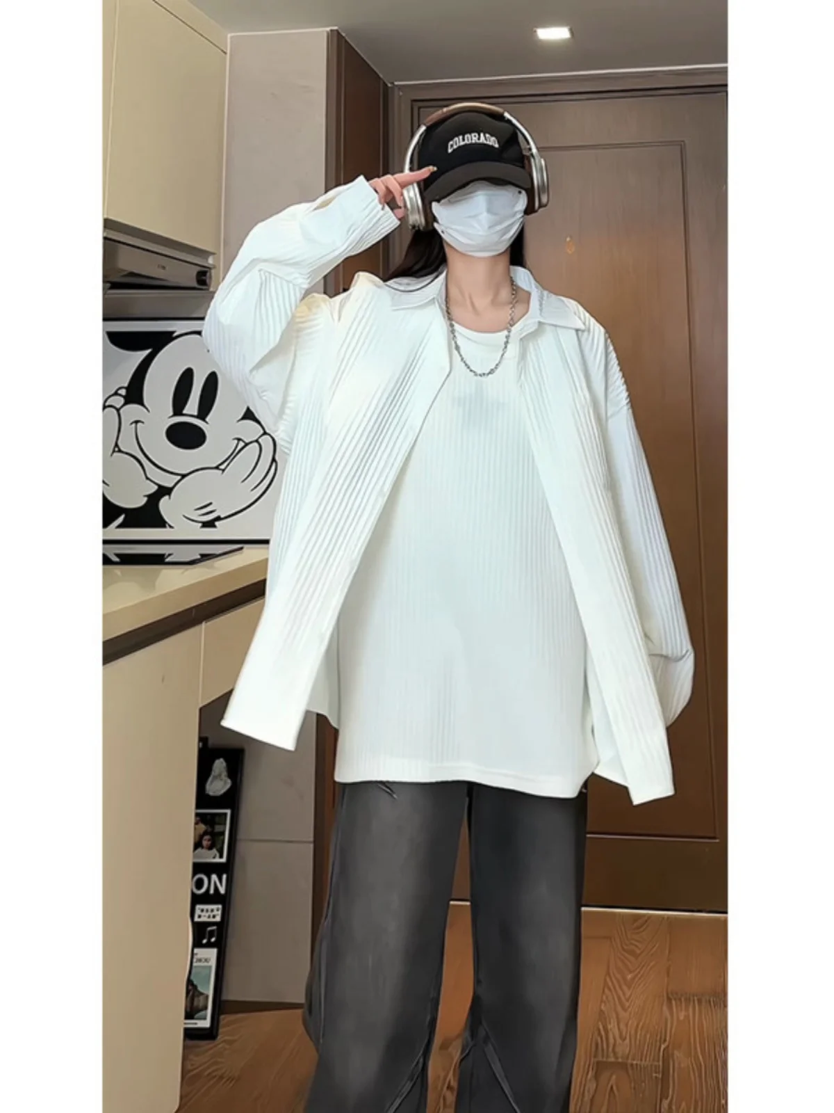 Cleanfit White Men's Summer Thin Long Sve Sun Protection irt Couple's DK Outerwear Casual Loose Fit Polyester Fiber
Cleanfit White Men's Summer Thin Long Sve Sun Protection irt Couple's DK Outerwear Casual Loose Fit Polyester Fiber
