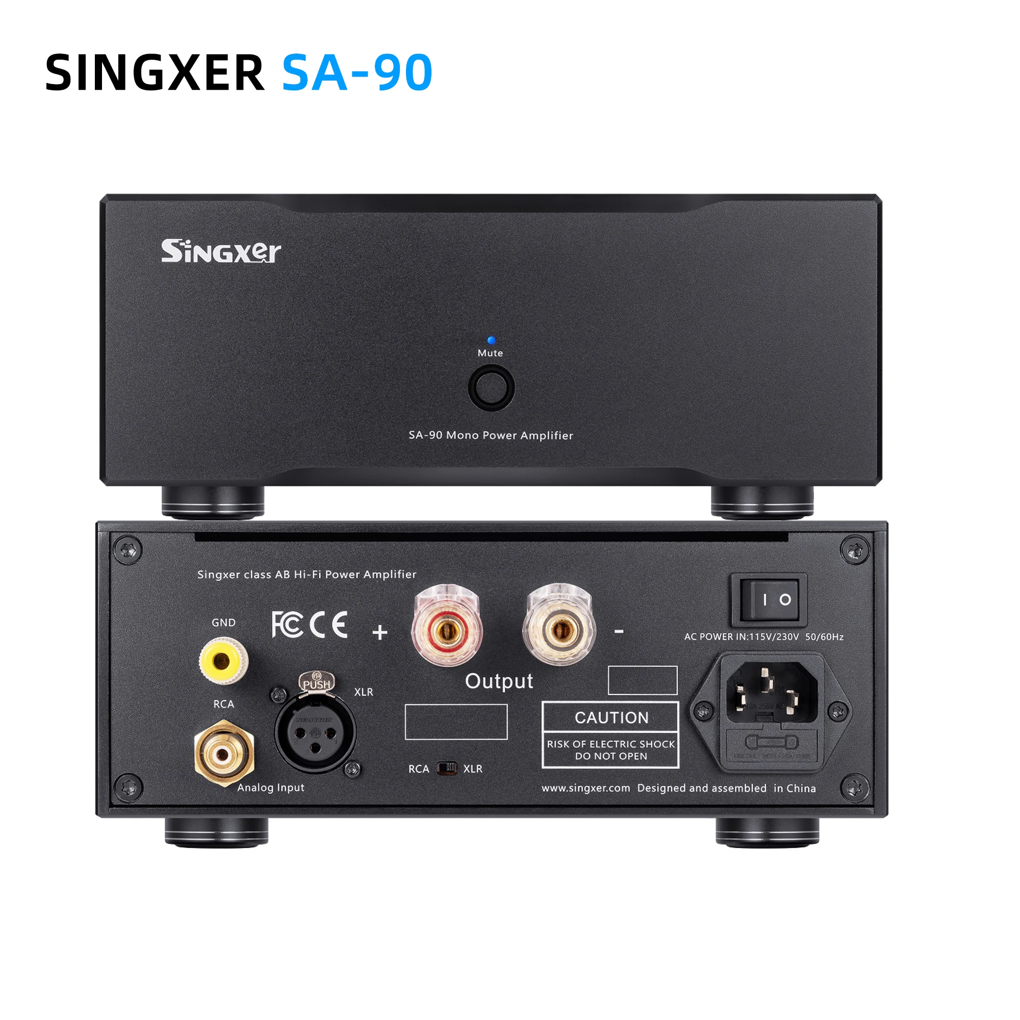 Singxer SA-90 HiFi Class AB Ultra-low Distortion Mono Power Amplifier 200W High Power Audio Amplifier 90W/8ohm, 180 W/4ohm
Singxer SA-90 HiFi Class AB Ultra-low Distortion Mono Power Amplifier 200W High Power Audio Amplifier 90W/8ohm, 180 W/4ohm