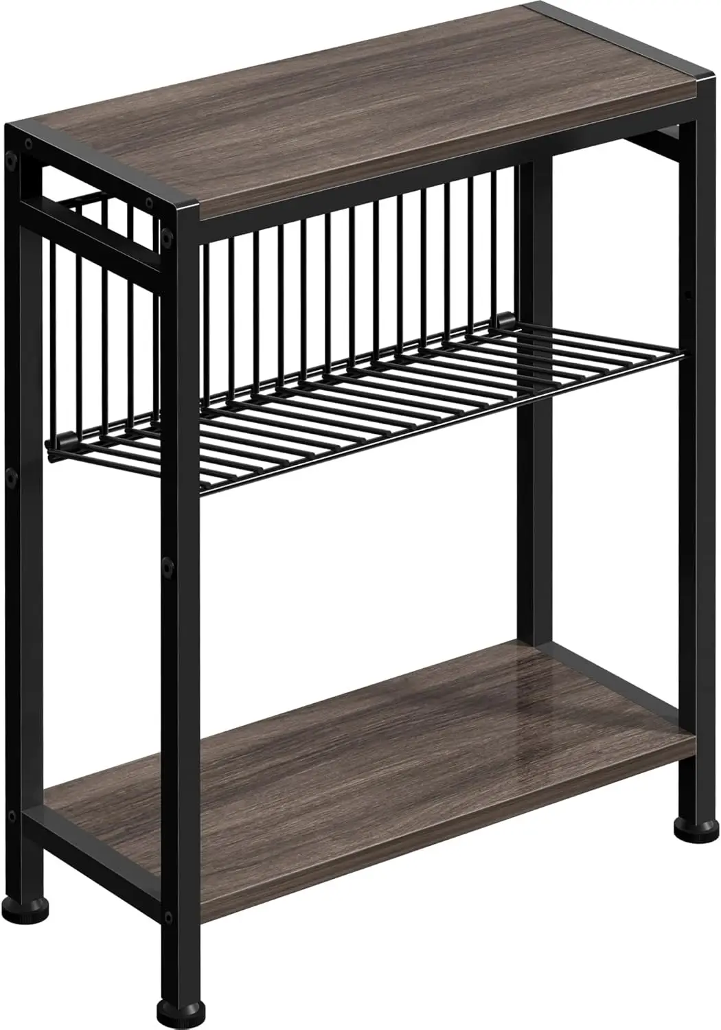 Side Table for Small Space, 3-Tier Narrow End Tablewith Magazine Holder,Slim Nightstand, Skinny Snack Couch Table in Living R
Side Table for Small Space, 3-Tier Narrow End Tablewith Magazine Holder,Slim Nightstand, Skinny Snack Couch Table in Living R