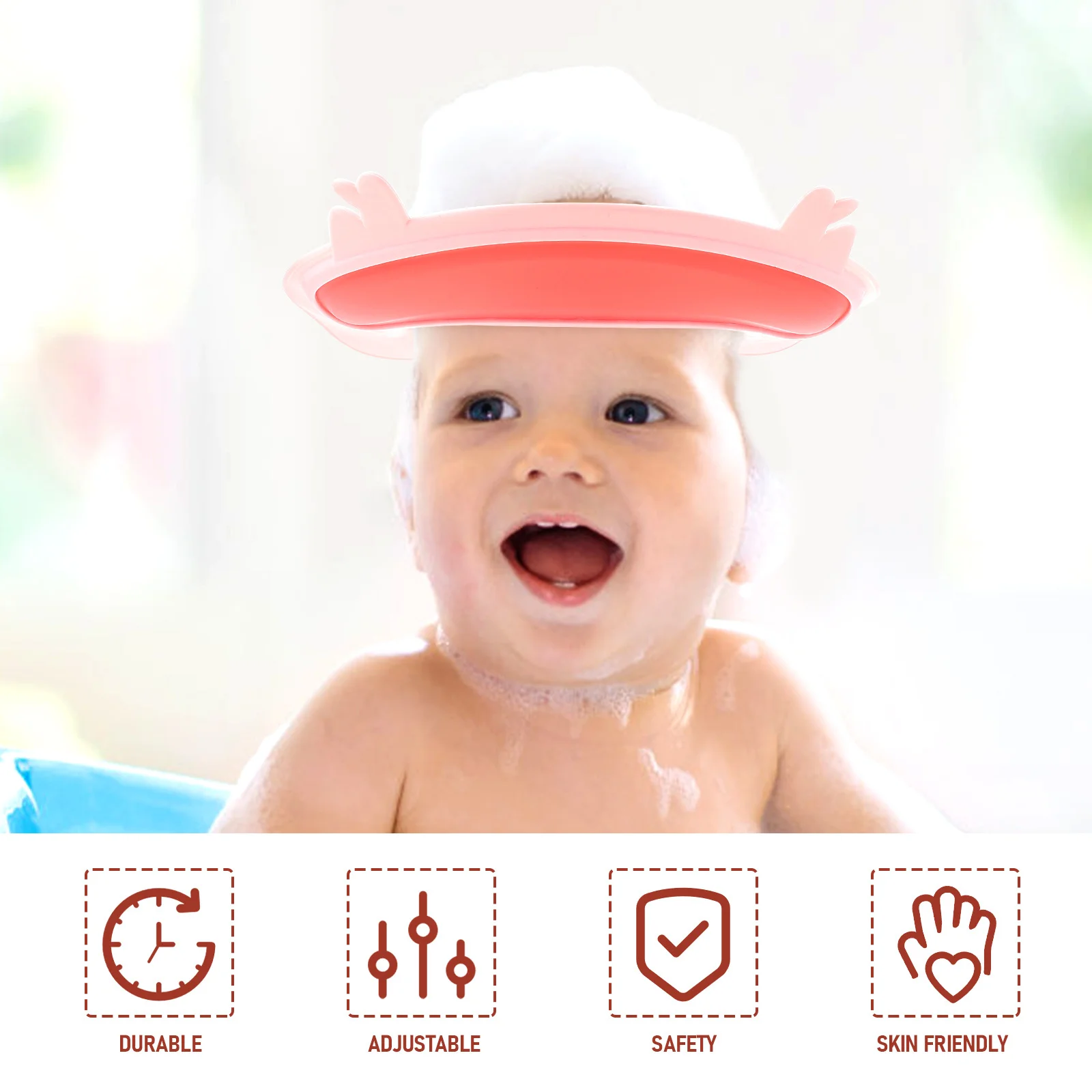 Waterproof Shower Hat For Kids, Baby Hair Washing Cap With Visor, Lightweight Bathing Hat For Toddler Infant, Bath Head
Waterproof Shower Hat For Kids, Baby Hair Washing Cap With Visor, Lightweight Bathing Hat For Toddler Infant, Bath Head