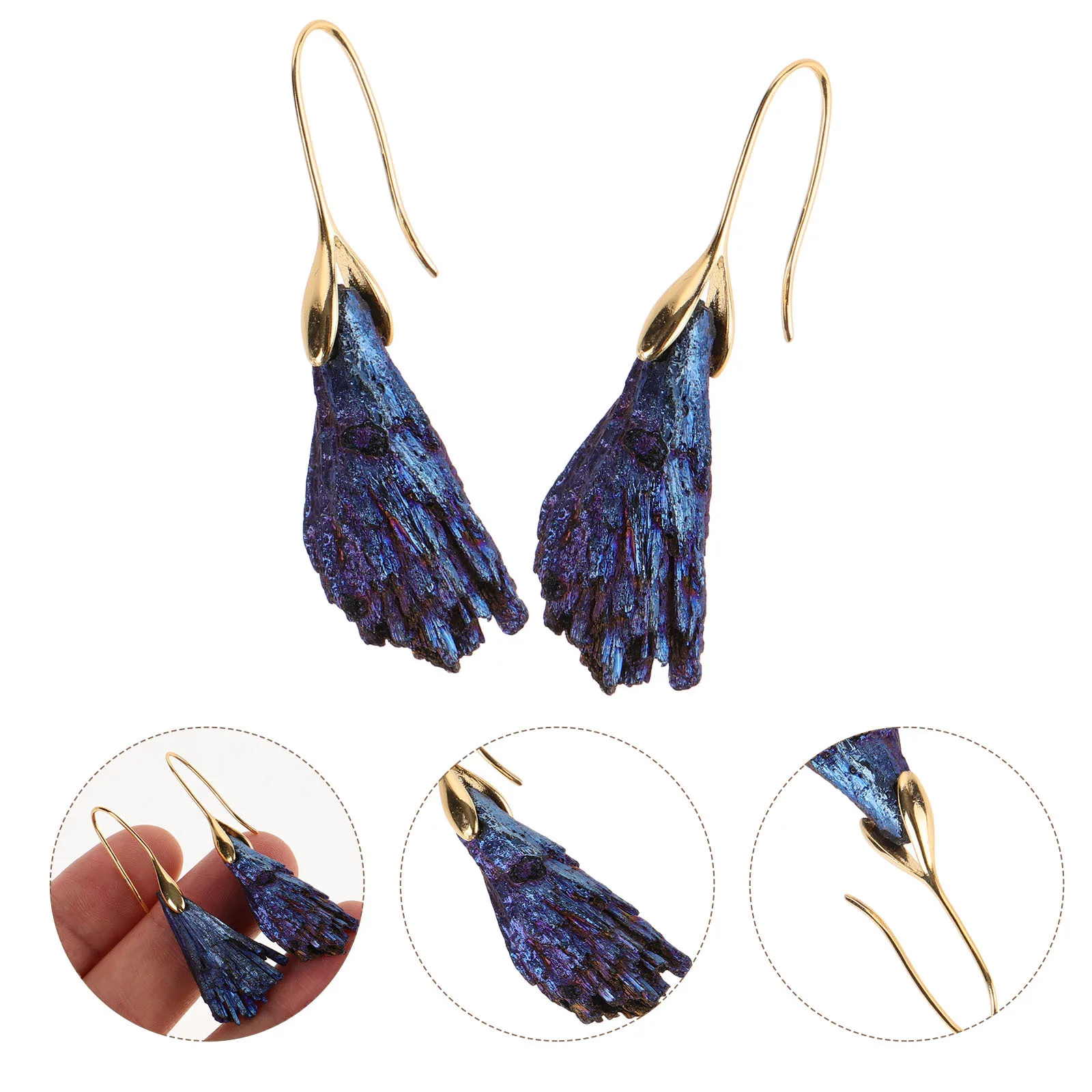 1 Pair Tourmaline Stone Earrings for Women Stylish Dangling Drop Earrings Perfect for Parties Weddings Daily Wear Ear Decoration
1 Pair Tourmaline Stone Earrings for Women Stylish Dangling Drop Earrings Perfect for Parties Weddings Daily Wear Ear Decoration