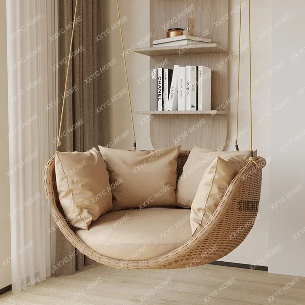 Outdoor swing hanging chair indoor balcony leisure rattan seat terrace rattan chair single indoor Nordic rocking chair
Outdoor swing hanging chair indoor balcony leisure rattan seat terrace rattan chair single indoor Nordic rocking chair
