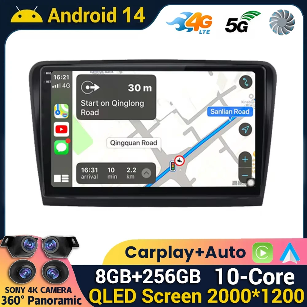 Автомобильный радиоприемник Android 14, для Skoda Superb 2 B6 2008-2015, GPS-навигация, мультимедийный видеоплеер, 4G, WIFI, стереосистема, беспроводная система Suto
Автомобильный радиоприемник Android 14, для Skoda Superb 2 B6 2008-2015, GPS-навигация, мультимедийный видеоплеер, 4G, WIFI, стереосистема, беспроводная система Suto