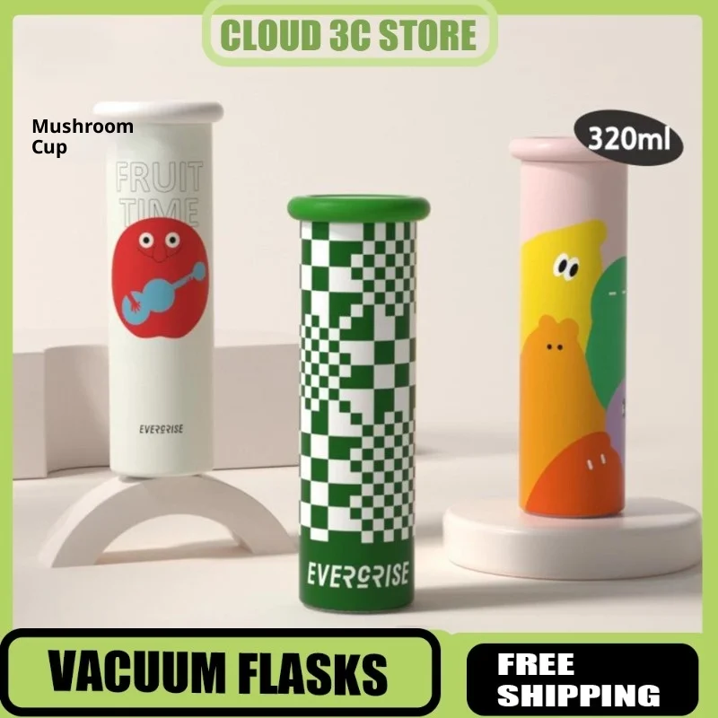 Evercrise 320ml Cartoon Thermos Bottle Stainless Steel Vacuum Flasks Keep Hot and Cold Mushroom Shape Water Bottle Drinking Cup
Evercrise 320ml Cartoon Thermos Bottle Stainless Steel Vacuum Flasks Keep Hot and Cold Mushroom Shape Water Bottle Drinking Cup