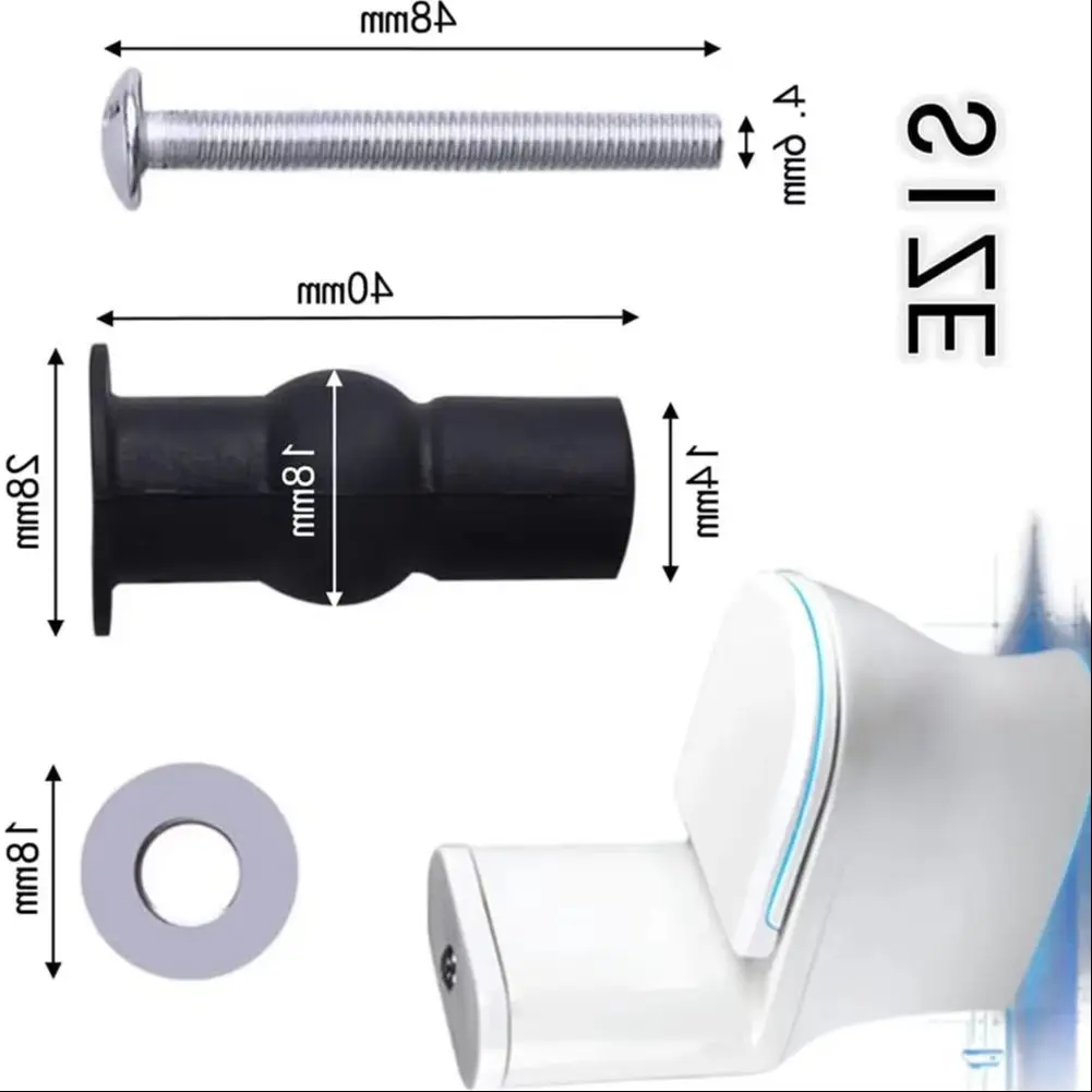 2pcs Toilet Seat Screws Hinges Expanding Rubber Top Universal Nut Cover Lid Pan Fixing WC Blind Hole Bathroom Toilet Lid
2pcs Toilet Seat Screws Hinges Expanding Rubber Top Universal Nut Cover Lid Pan Fixing WC Blind Hole Bathroom Toilet Lid