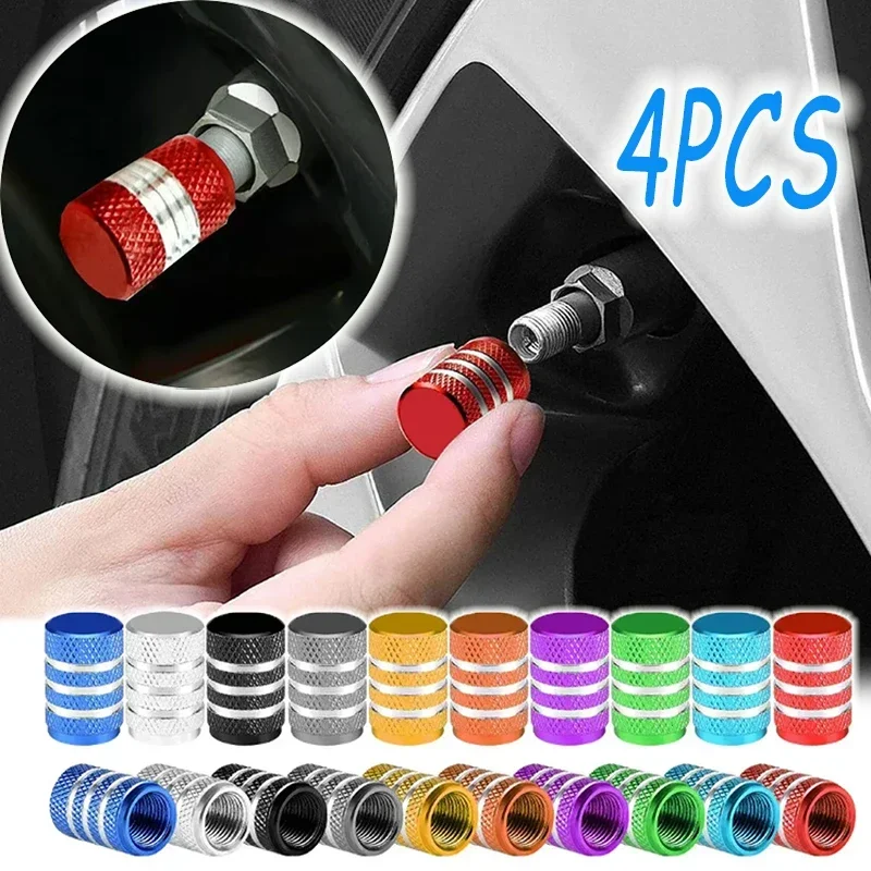 Colorful Aluminum Alloy Car Tire Valve Cover With Three Slots Round Bright Stripes Dustproof And No Air Leakage Car Accessories
Colorful Aluminum Alloy Car Tire Valve Cover With Three Slots Round Bright Stripes Dustproof And No Air Leakage Car Accessories