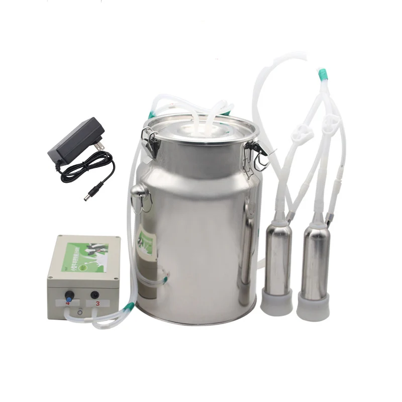 Stainless Steel New Sheep Goat Portable 10L Pulse Automatic Rechargeable Milking Machine
Stainless Steel New Sheep Goat Portable 10L Pulse Automatic Rechargeable Milking Machine