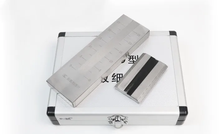 Stainless steel scraper fineness meter particle fineness test fineness disc single slot 0-25/50/100/150um
Stainless steel scraper fineness meter particle fineness test fineness disc single slot 0-25/50/100/150um