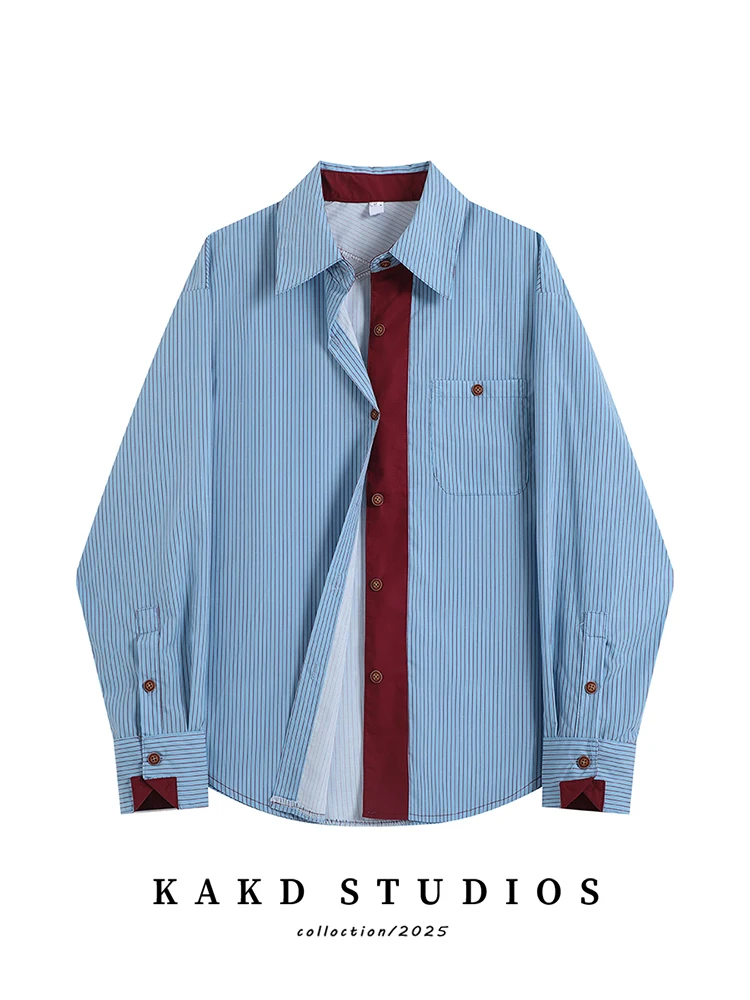 Retro Striped Loose Long Sve Women's irt Color Blo Casual Sle Spring New Faion Ele Top Polyester Fiber
Retro Striped Loose Long Sve Women's irt Color Blo Casual Sle Spring New Faion Ele Top Polyester Fiber