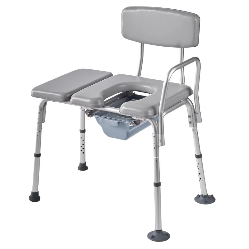 Adjustable height bedside potty chair, 500 lbs, hospital chair, aluminum frame, foam seat, raised toilet seat
Adjustable height bedside potty chair, 500 lbs, hospital chair, aluminum frame, foam seat, raised toilet seat