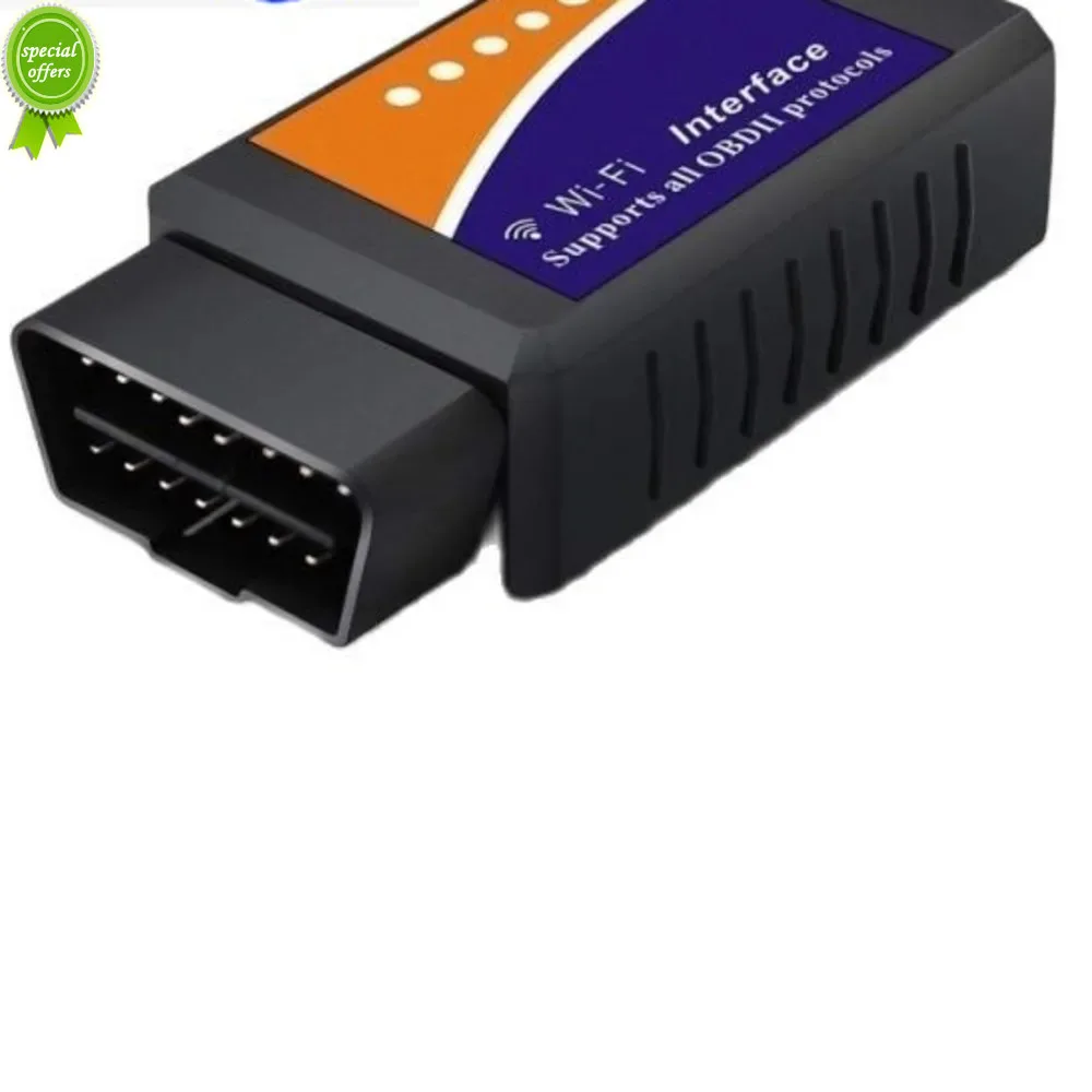 Новый автомобильный диагностический сканер Elm327 Wi-Fi OBD2 V1.5 с лучшим чипом Elm 327 Wi-Fi OBD подходит для IOS Android/iPhone Windows
Новый автомобильный диагностический сканер Elm327 Wi-Fi OBD2 V1.5 с лучшим чипом Elm 327 Wi-Fi OBD подходит для IOS Android/iPhone Windows