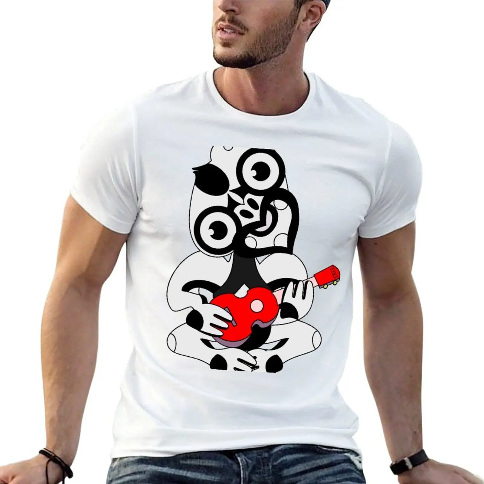 Hei Tiki playing a red ukulele T-Shirt essential t shirt man t shirt cotton t shirts for man graphic funny T-shirt
Hei Tiki playing a red ukulele T-Shirt essential t shirt man t shirt cotton t shirts for man graphic funny T-shirt