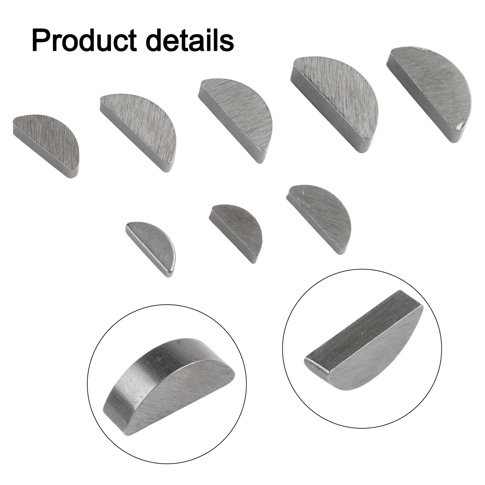 C Type Woodruff Key Set Garage Repair Shaft Fastening GB1099 Standard Sturdy Metal Construction For Automotive Repair
C Type Woodruff Key Set Garage Repair Shaft Fastening GB1099 Standard Sturdy Metal Construction For Automotive Repair