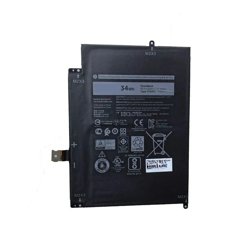 High Quality Laptop Battery YX0XH for 7285 2-in-1 0WYCVV WYCVV K17M T02J YX0XH 7.6V 34Wh Replacement Battery
High Quality Laptop Battery YX0XH for 7285 2-in-1 0WYCVV WYCVV K17M T02J YX0XH 7.6V 34Wh Replacement Battery
