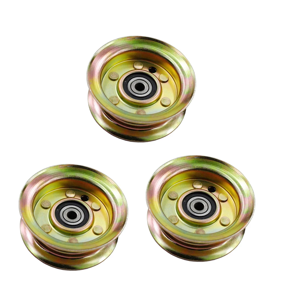 3 Pcs 42 Inch Deck Flat Idler Pulley 532173437 Fits Husqvarna Poulan Roper Weed Eater 3/8 ID Steel
3 Pcs 42 Inch Deck Flat Idler Pulley 532173437 Fits Husqvarna Poulan Roper Weed Eater 3/8 ID Steel