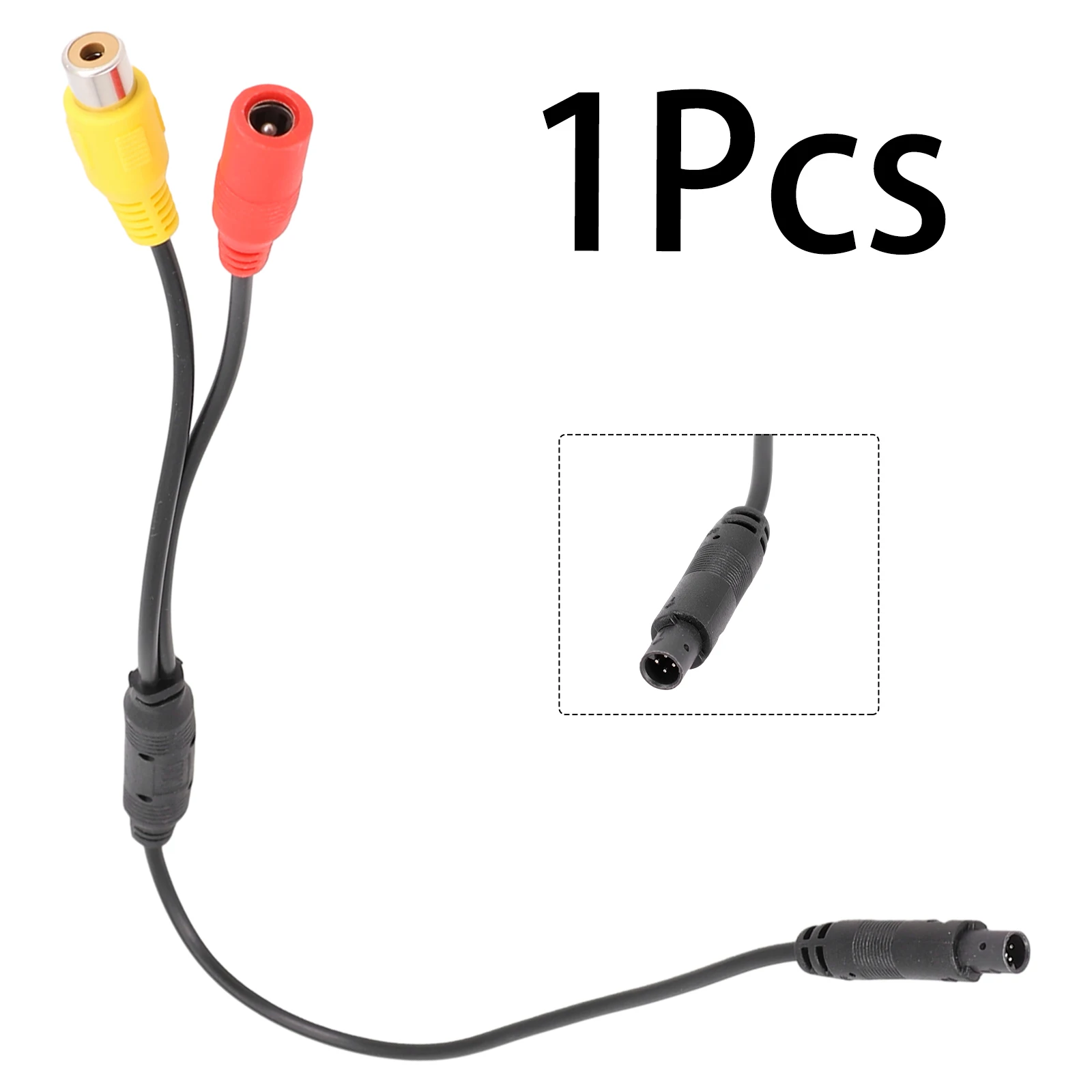 Camera Signal Harness 4-Pin Adapter Backup Car Male To CVBS Female Connector Signal Power Adapter Car Electronics Accessorie
Camera Signal Harness 4-Pin Adapter Backup Car Male To CVBS Female Connector Signal Power Adapter Car Electronics Accessorie