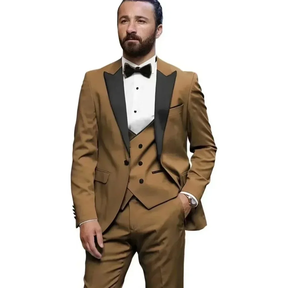 New (Blazer+Vest+Pants) Men's Fashion Business Gentleman Professional Formal Dress Version Banquet Dress Suit XS-6XL
New (Blazer+Vest+Pants) Men's Fashion Business Gentleman Professional Formal Dress Version Banquet Dress Suit XS-6XL