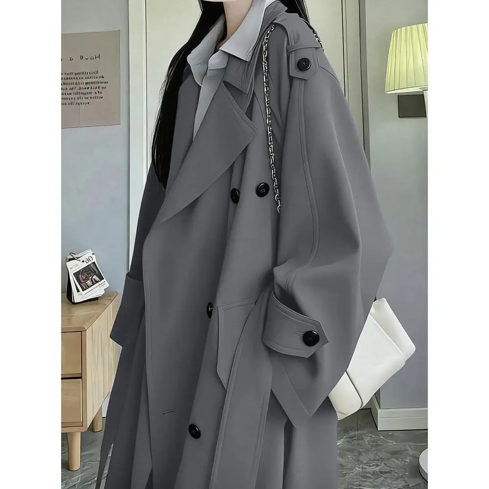 Серый плащ для женщин, средней длины, новая модель весна-осень 2025, в корейском стиле, для миниатюрных и стильных женщин, очень привлекательное пальто
Серый плащ для женщин, средней длины, новая модель весна-осень 2025, в корейском стиле, для миниатюрных и стильных женщин, очень привлекательное пальто