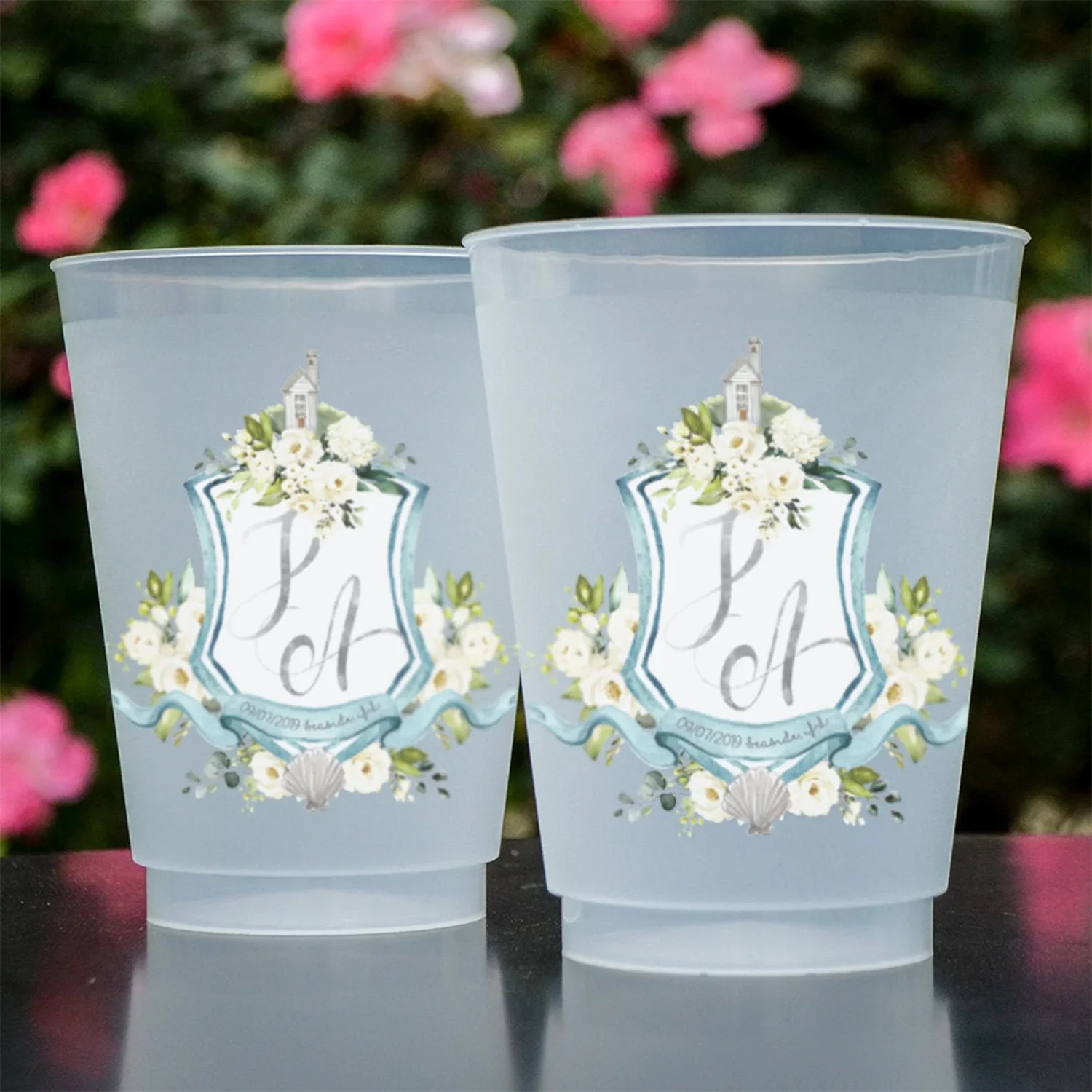 Frosted Full Color Cups, Watercolor Art Cups, Wedding Cups, Custom Full Color Shatterproof Cups, Wedding Favors, Frost Flex Cups
Frosted Full Color Cups, Watercolor Art Cups, Wedding Cups, Custom Full Color Shatterproof Cups, Wedding Favors, Frost Flex Cups