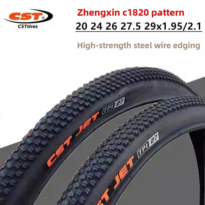 CST C1820 Ultimate MTB Tire 20/24/26/27.5x1.95, Ultra-Durable All-Terrain Mountain Bike Tyre, Heavy Duty Anti-Puncture & Wear-Re
CST C1820 Ultimate MTB Tire 20/24/26/27.5x1.95, Ultra-Durable All-Terrain Mountain Bike Tyre, Heavy Duty Anti-Puncture & Wear-Re